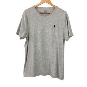 Polo Ralph Lauren Gray Custom Slim Fit Short Sleeve Crew Neck Logo T-shirt XL
